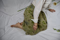 Botanical Print Georgette Maxi Skirt